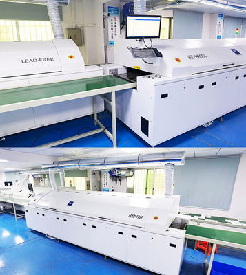 400mm PCB SMT Reflow Oven 8 Zones 2500KG Reflow Oven Equipment