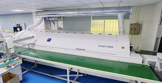11KW 10 Zones SMT Reflow Oven Machine 3632mm Heating Zone