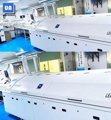 400mm PCB SMT Reflow Oven 8 Zones 2500KG Reflow Oven Equipment